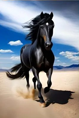 Black horse