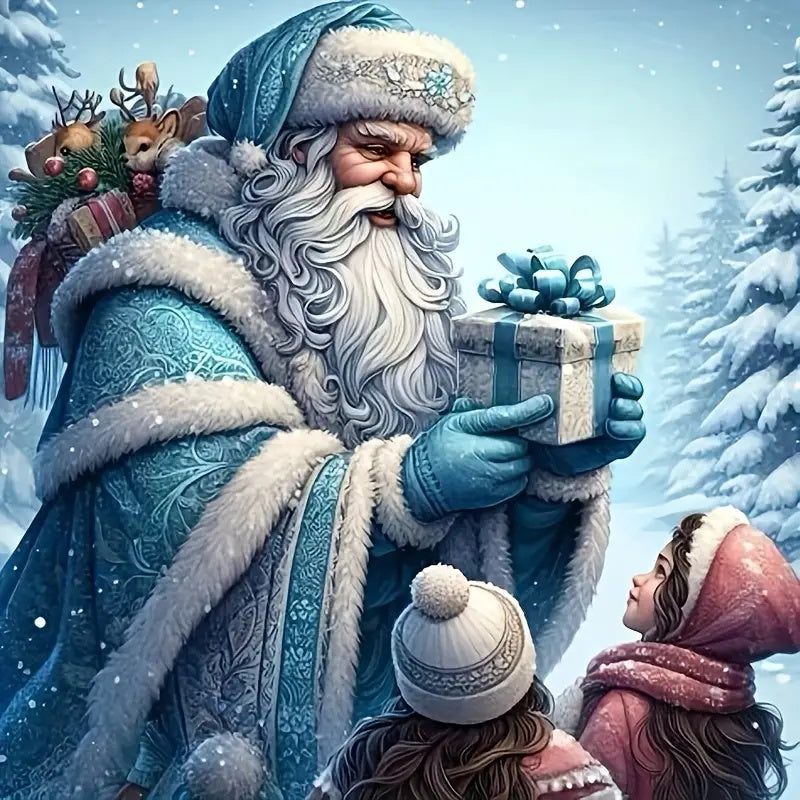 Blue Santa