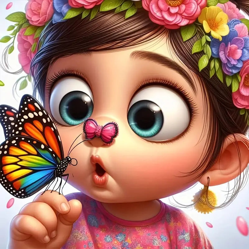 SMALL Butterfly on nose