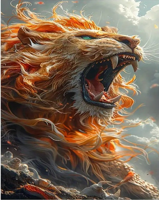 Roaring lion