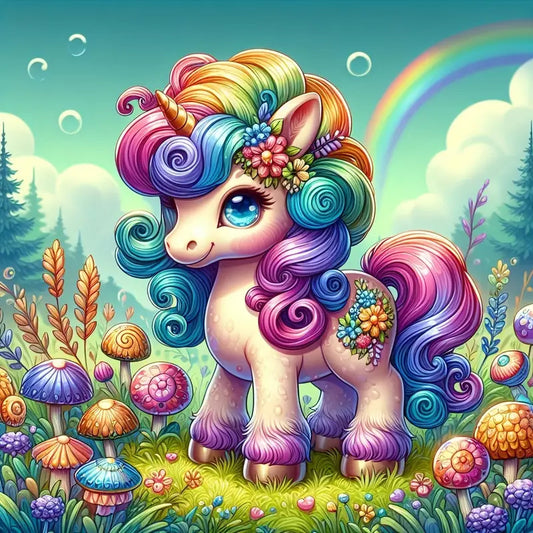 Cute Colourful Unicorn