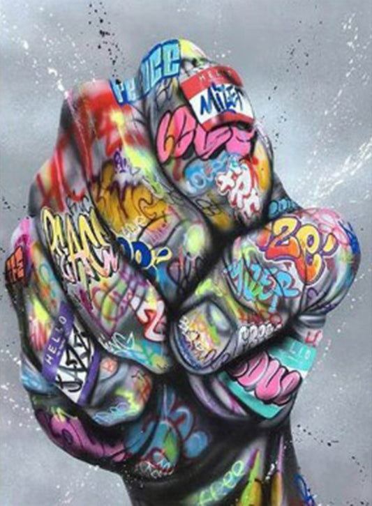 Graffiti fist