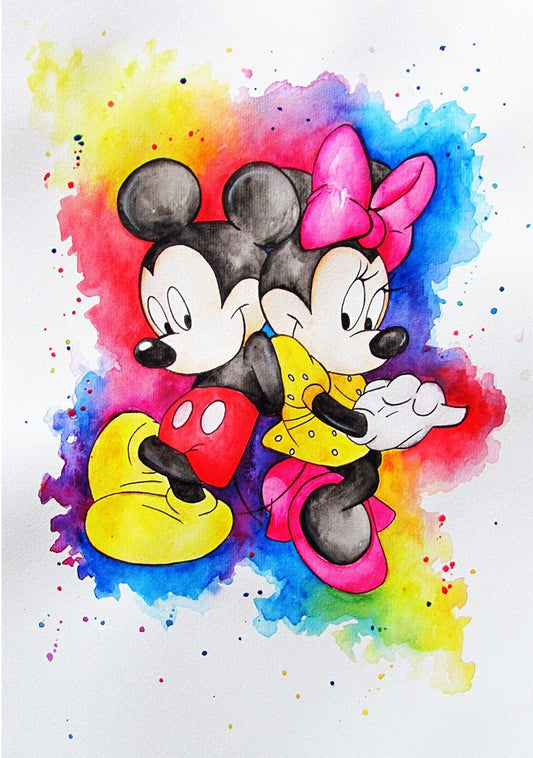 Mickey and Minnie mouse