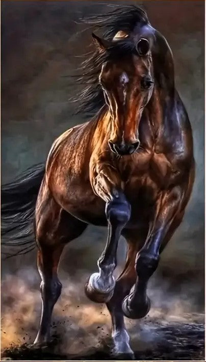 Large brown horse