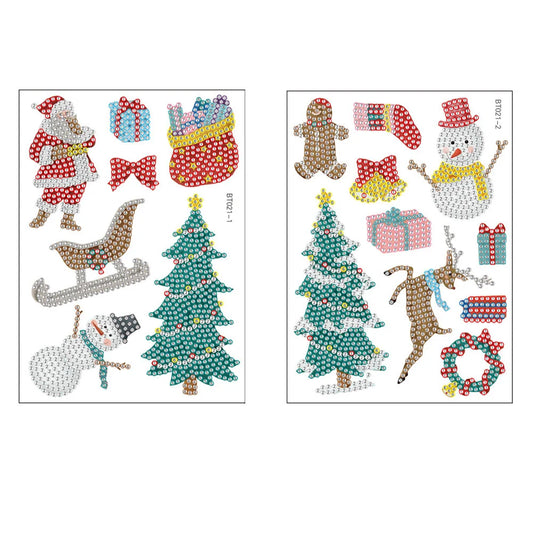 Stickers - Christmas theme (two small sheets)