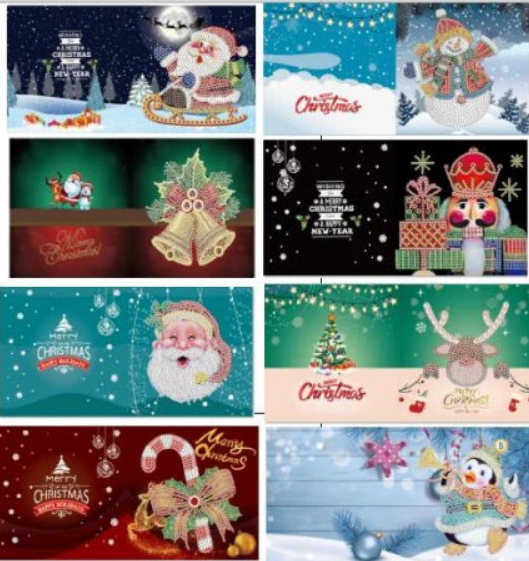 Christmas cards 8-piece