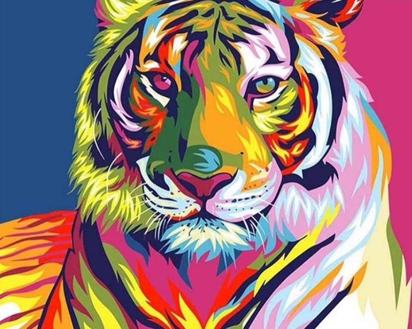 Colourful tiger