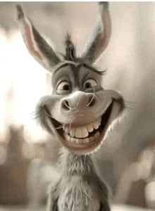 Silly donkey