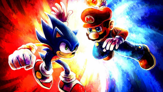 Sonic vs Mario Diamond Dot