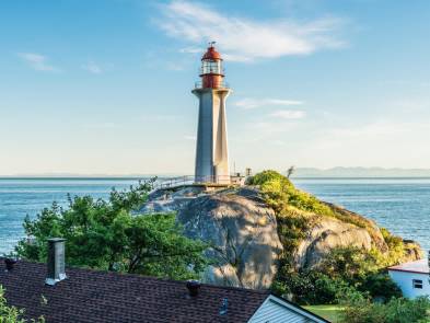 Lighthouse on rocks