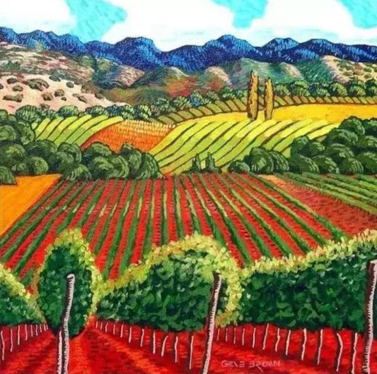 Vineyards 40x40cm